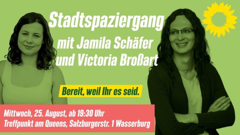 Stadtspaziergang mit Jamila Schäfer und Victoria Broßart