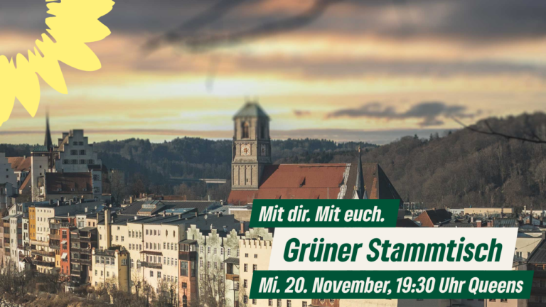 Mit dir. Mit euch. Grüner Stammtisch im November