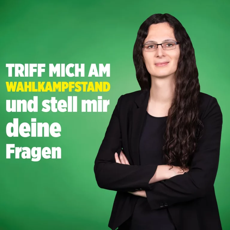 Wahlkampf mit Victoria Broßart