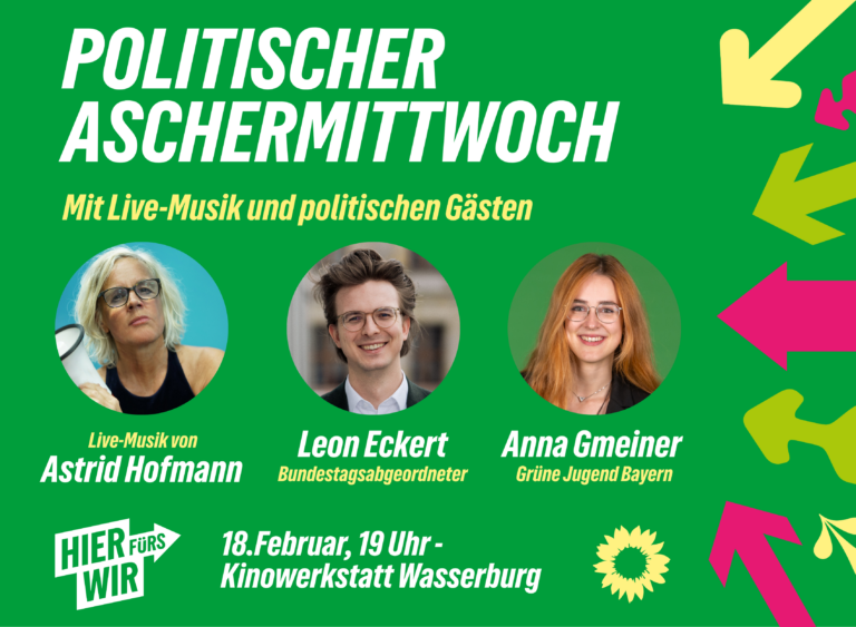Poltischer Aschermittwoch mit Live Musik und politischen Gästen